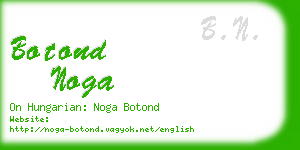 botond noga business card